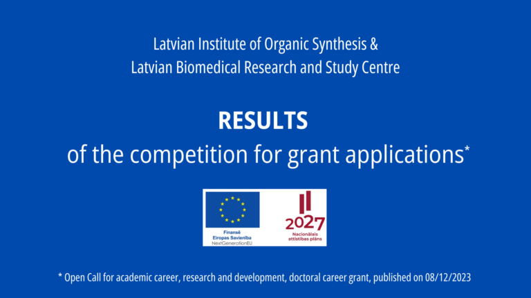 Banner: Results of the grants competition